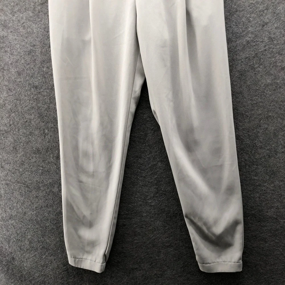 Uniqlo Draped Jogger Dress Pants Womens‎ XS Light Gray Pleated High Rise